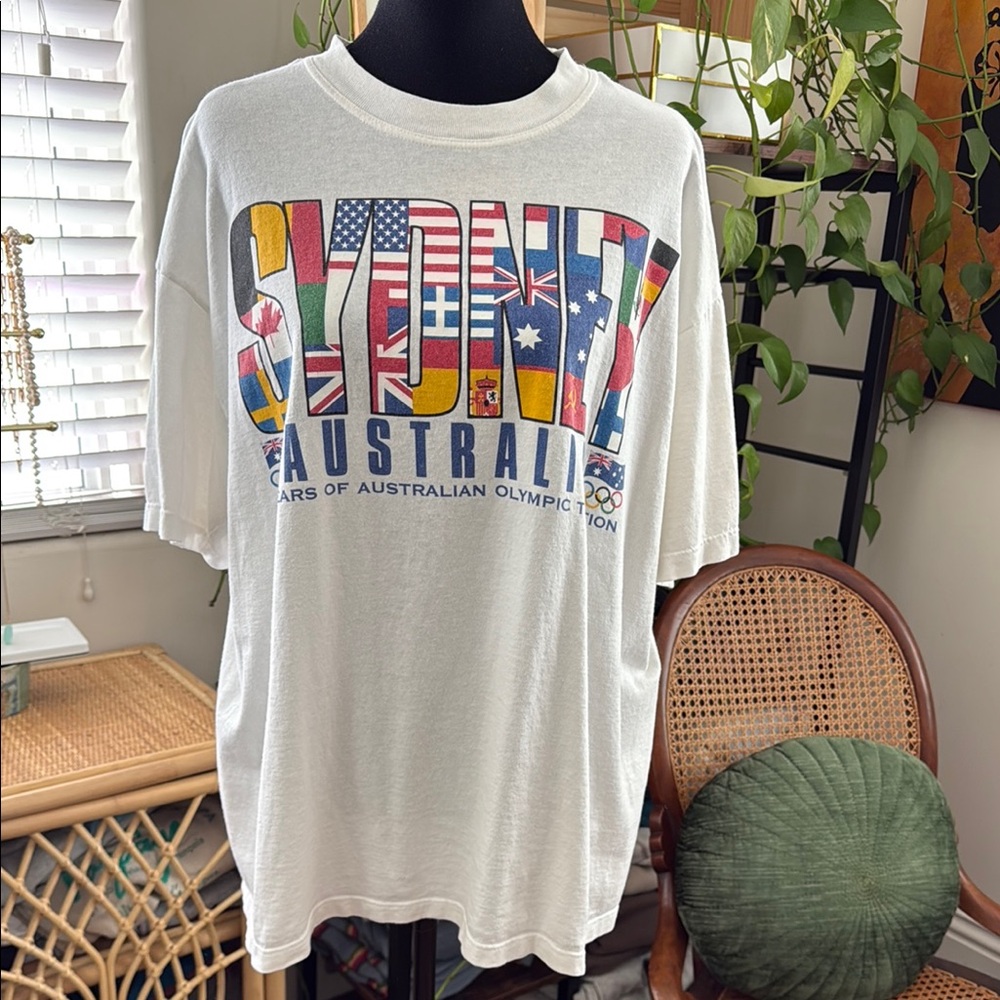 Sydney Australia 100 Years Olympic Tradition White T-Shirt
